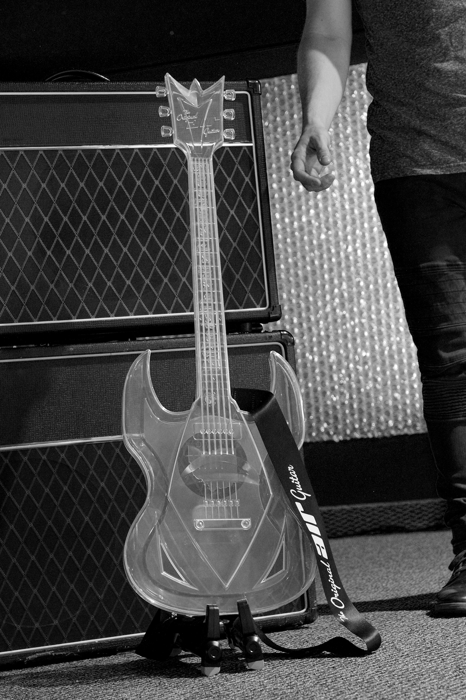 6x Aufblasbare Luftgitarre Rock-n-Roll Rockstar Airguitar Luft Gitarre Gitarren 